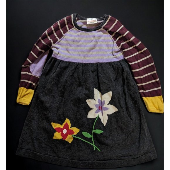 Robe Fille Hanna Andersson Marine Et Jaune - Taille 120 - Neuf Avec étiquettes - Robe D'été Sans Manches